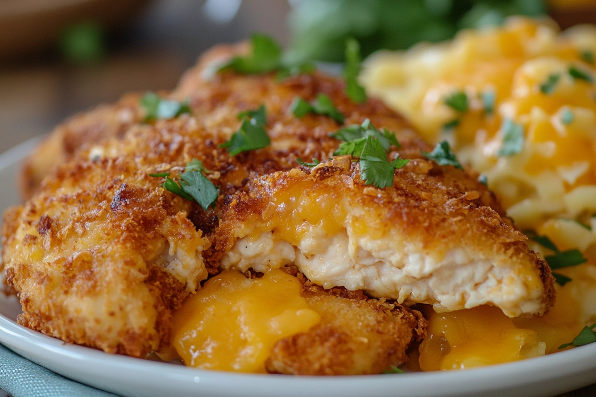 Crispy Cheddar Chicken
