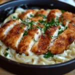 Crispy Chicken Alfredo