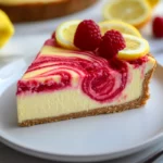 Lemon Raspberry Swirl Cheesecake