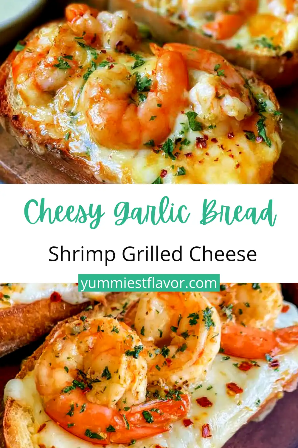 Shrimp and Garlic Bread Grilled Cheese Recipe 6 Shrimp and Garlic Bread Grilled