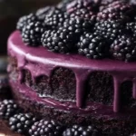Blackberry Velvet Gothic Cake