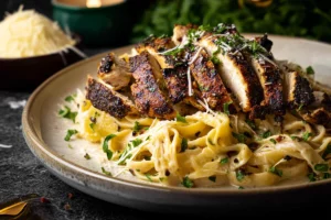 Sizzling Comfort: Blackened Chicken Alfredo for Busy Weeknights 4 Blackened Chicken Alfredo Recipe