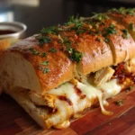 Cheesy Chicken Garlic Bread Sandwich: A Deliciously Indulgent Treat 3 Cheesy Chicken Garlic Bread Sandwich