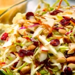 Cranberry Almond Thanksgiving Slaw Recipe