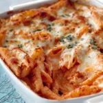 Creamy Cheesy Baked Ziti Recipe