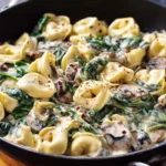 Creamy Tortellini With Spinach