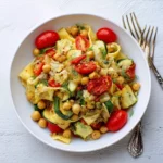 High Protein Tomato Basil Salad