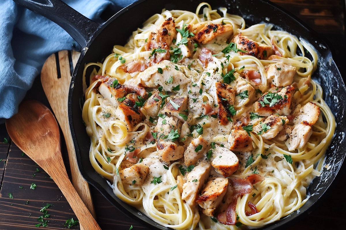 One Pot Cajun Chicken Alfredo Recipe