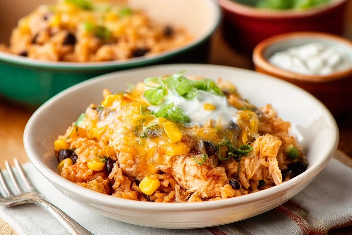 Slow Cooker Chicken Burrito Bowl: A Convenient and Flavorful Meal 2 Slow Cooker Chicken Burrito Bowl