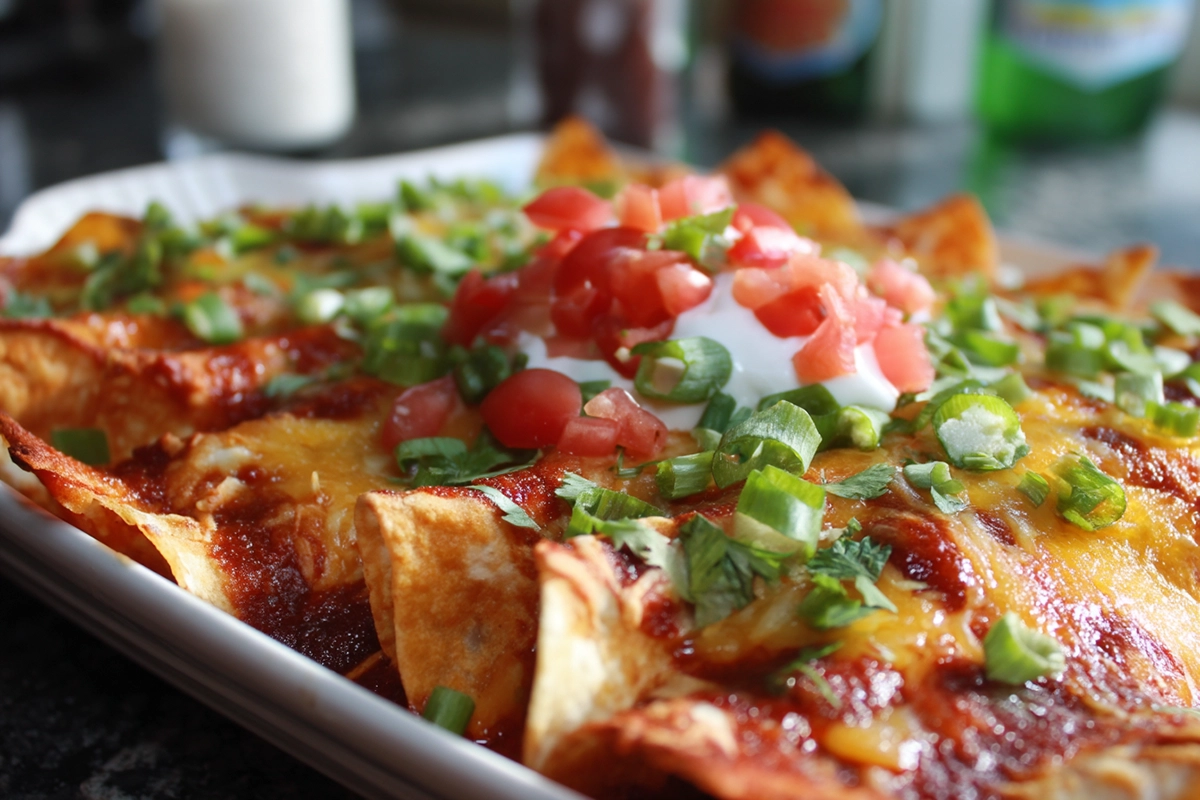 Tortilla Chip Enchiladas