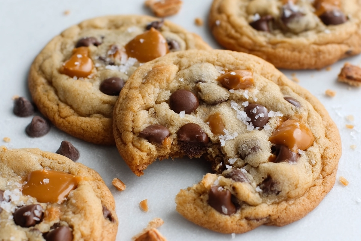 Chocolate Chip Cookie With Caram