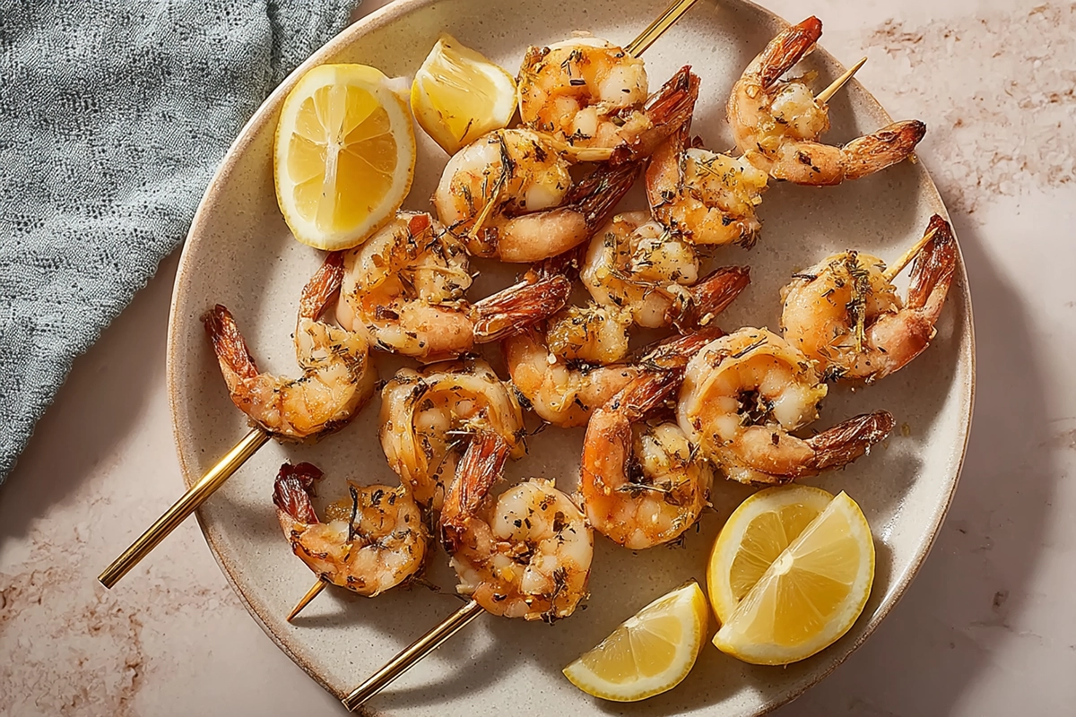 Grilled Rosemary Shrim