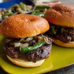 Jalapeno Burgers With Gorgonzol