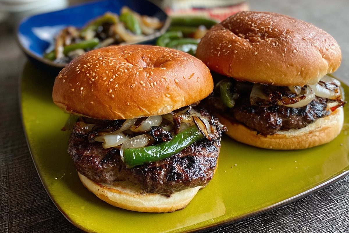 Jalapeno Burgers With Gorgonzol