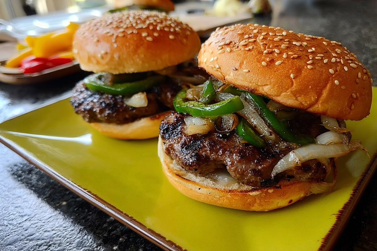 Jalapeno Burgers With Gorgonzol