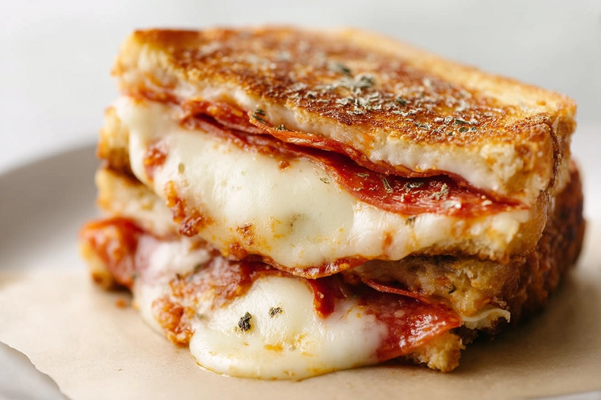 Pizza Grilled Cheese: The Cheesy Lunch Mashup You Didn’t Know You Needed 4 Pizza Grilled Cheese Sandwic