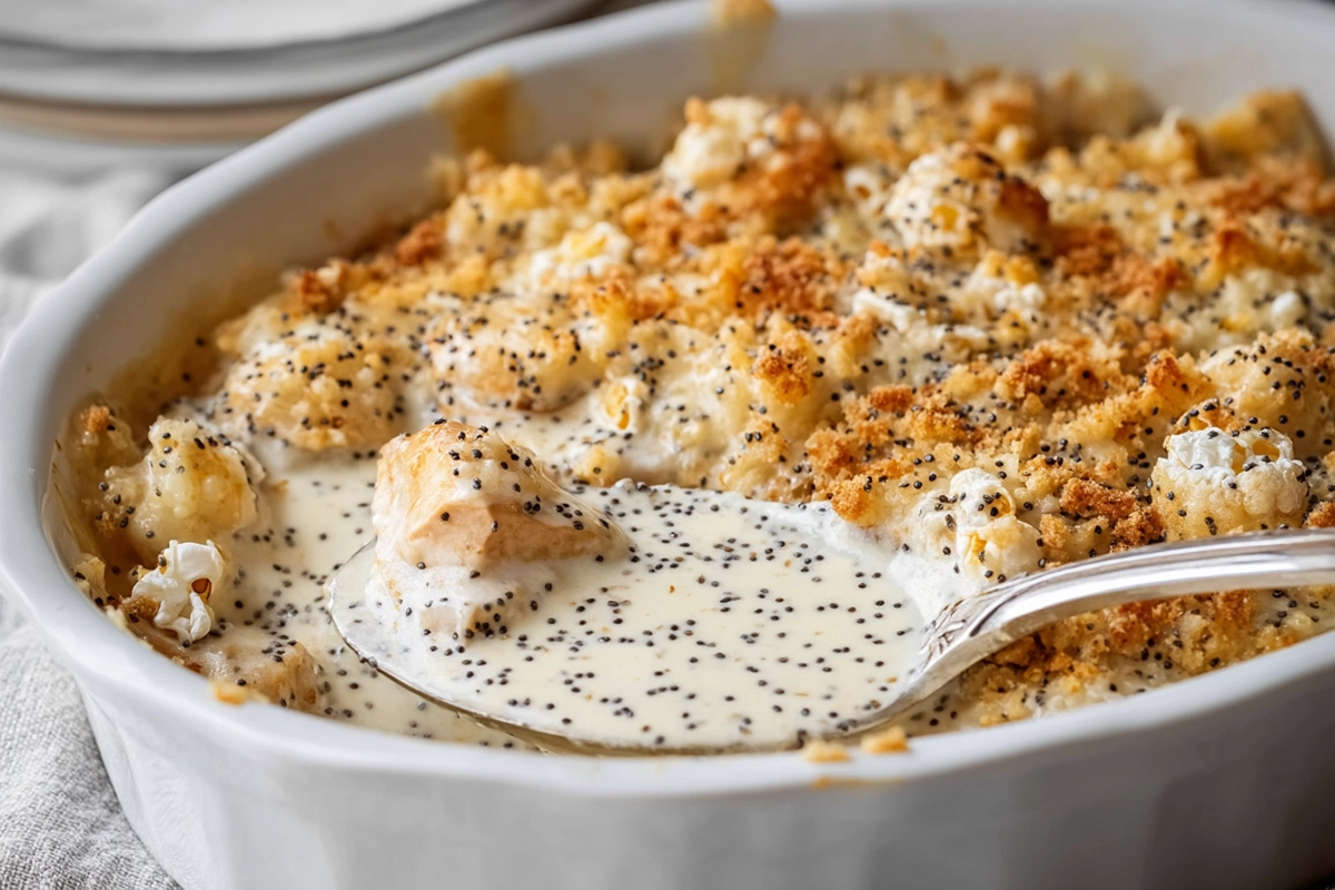 Poppy Seed Chicken Casser