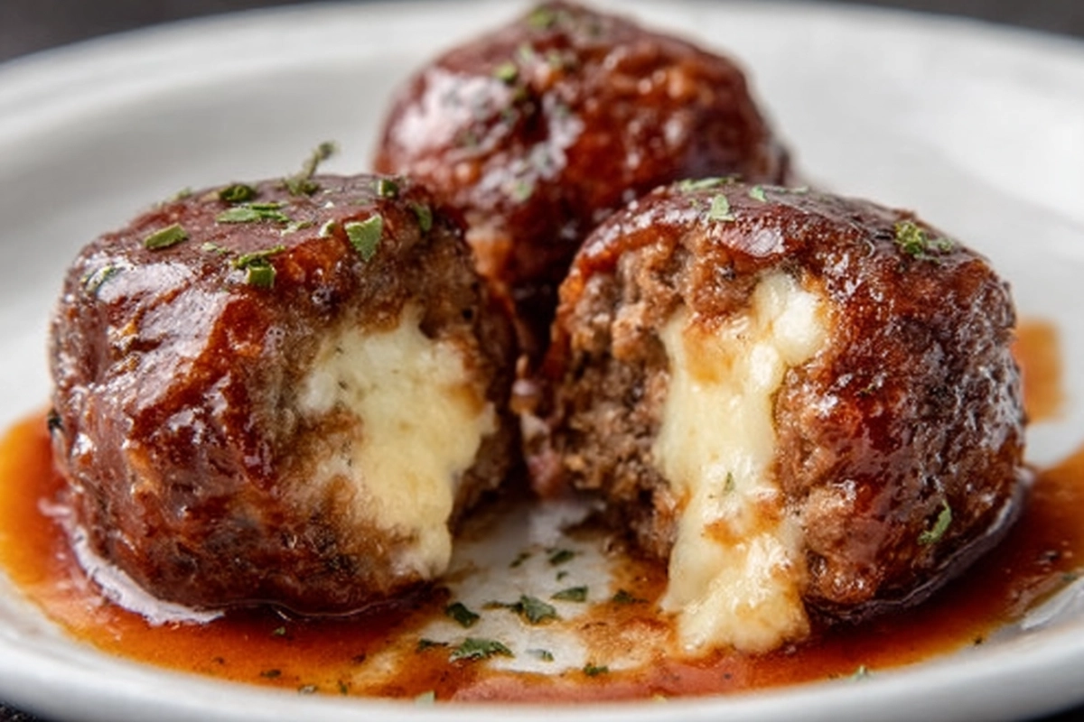 Smoked Stuffed Meatballs