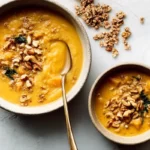 Spicy Peanut Soup With Sweet Potato