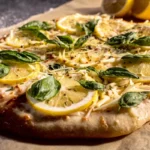 3 Cheese Lemon Basil Pizza Recipe