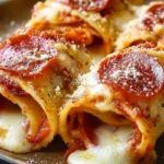 Cheesy Pepperoni Pizza Roll-Ups