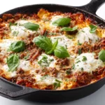 Cheesy Skillet Lasagna