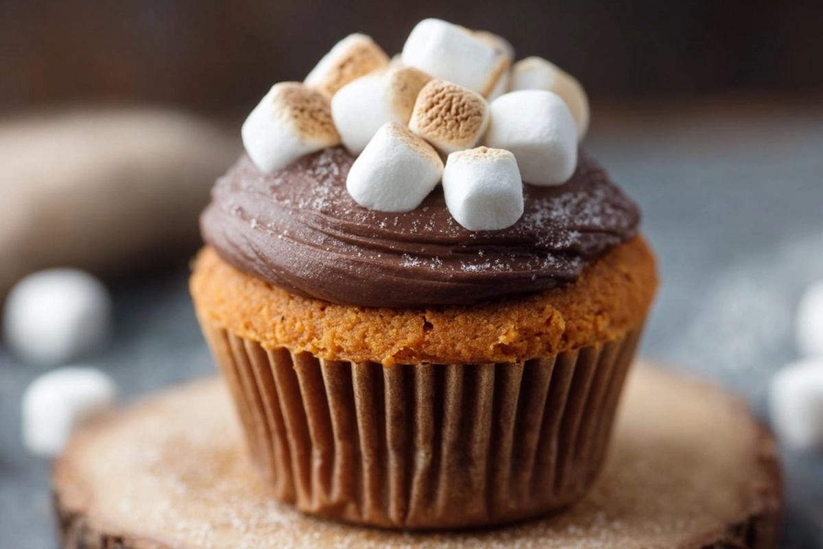 Cinnamon Graham Smore Cupcake