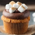 Cinnamon Graham Smore Cupcakes