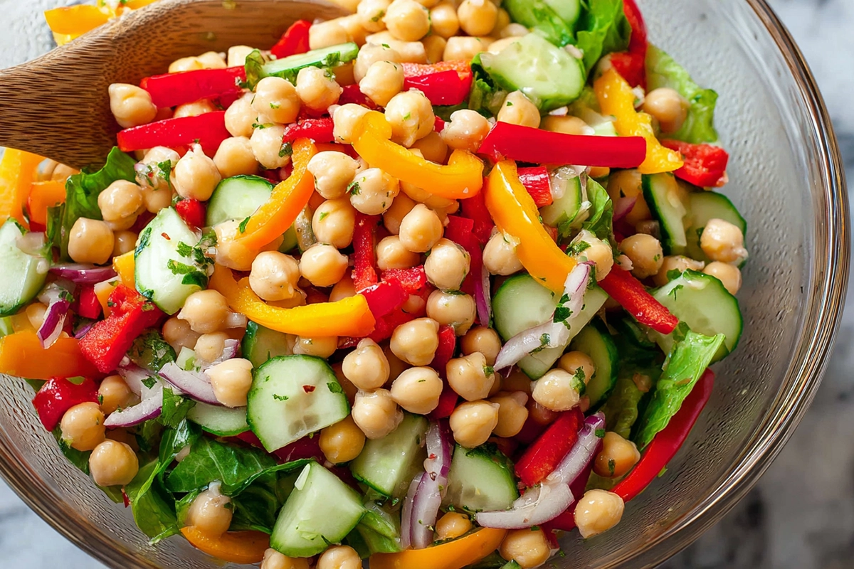 Greek Chickpea Salad: A Fresh and Flavorful Mediterranean Classic 6 Greek Chickpea Sala
