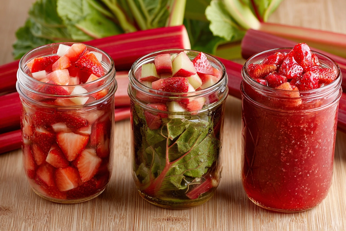 Homemade Strawberry Rhubarb Jam Recipe