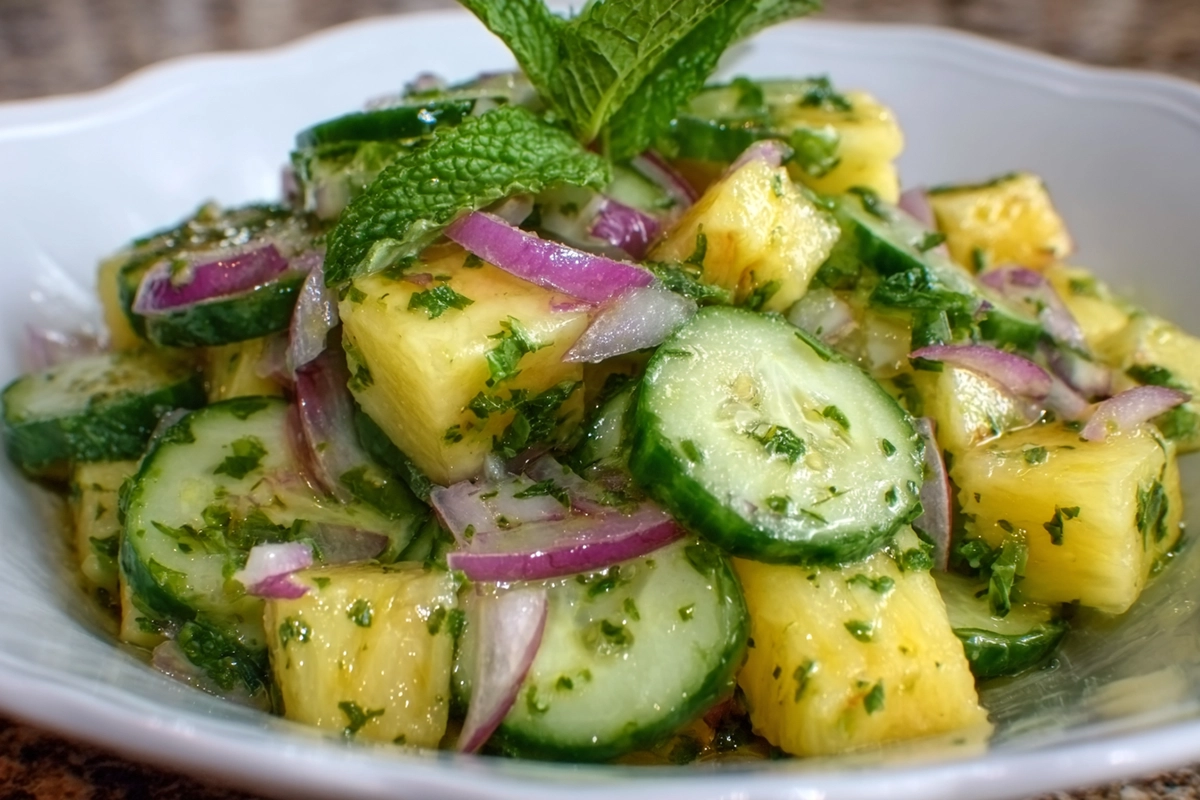 Pineapple Cucumber Salad