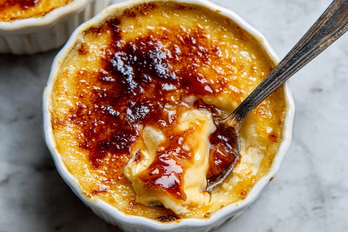Rhubarb Crème Brûlée