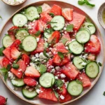 Watermelon Cucumber Salad