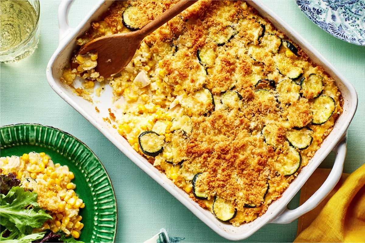 Zucchini Squash & Corn Casserole: A Creamy, Cheesy Summer Classic 4 Zucchini Squash Corn Casserol