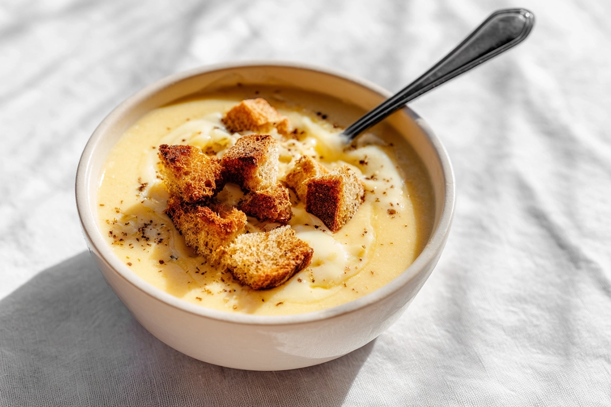 Roasted Garlic Potato Soup