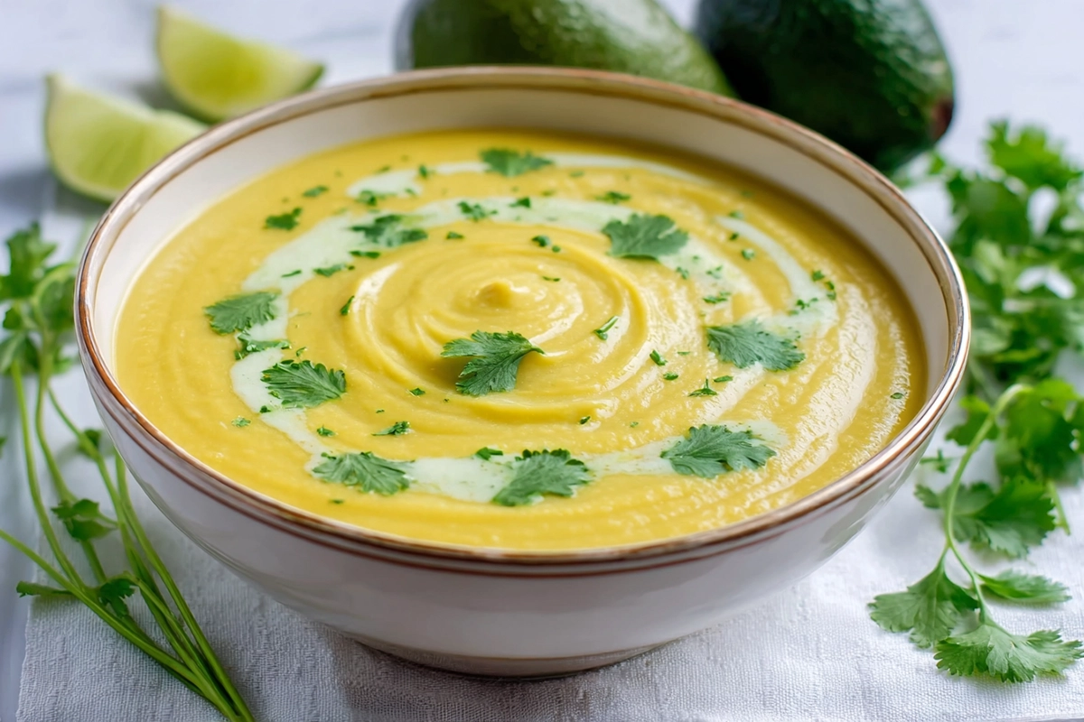 Cream of jalapeño soup