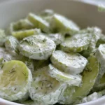 Creamy Cucumber Salad