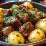 garlic butter beef bites
