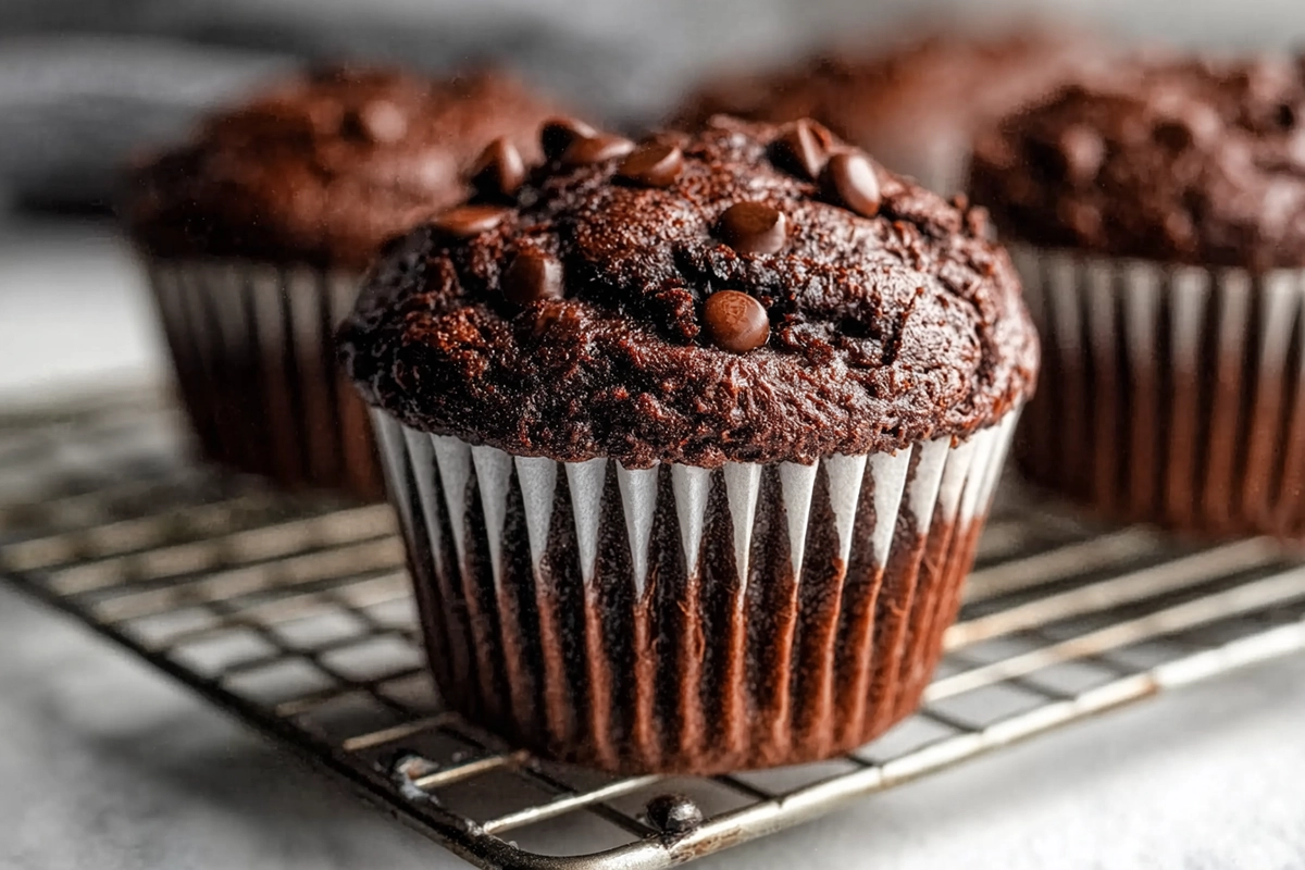 Chocolate Cravings? These Gluten Free Chocolate Zucchini Muffins Have You Covered 6 Gluten free chocolate zucchini muff