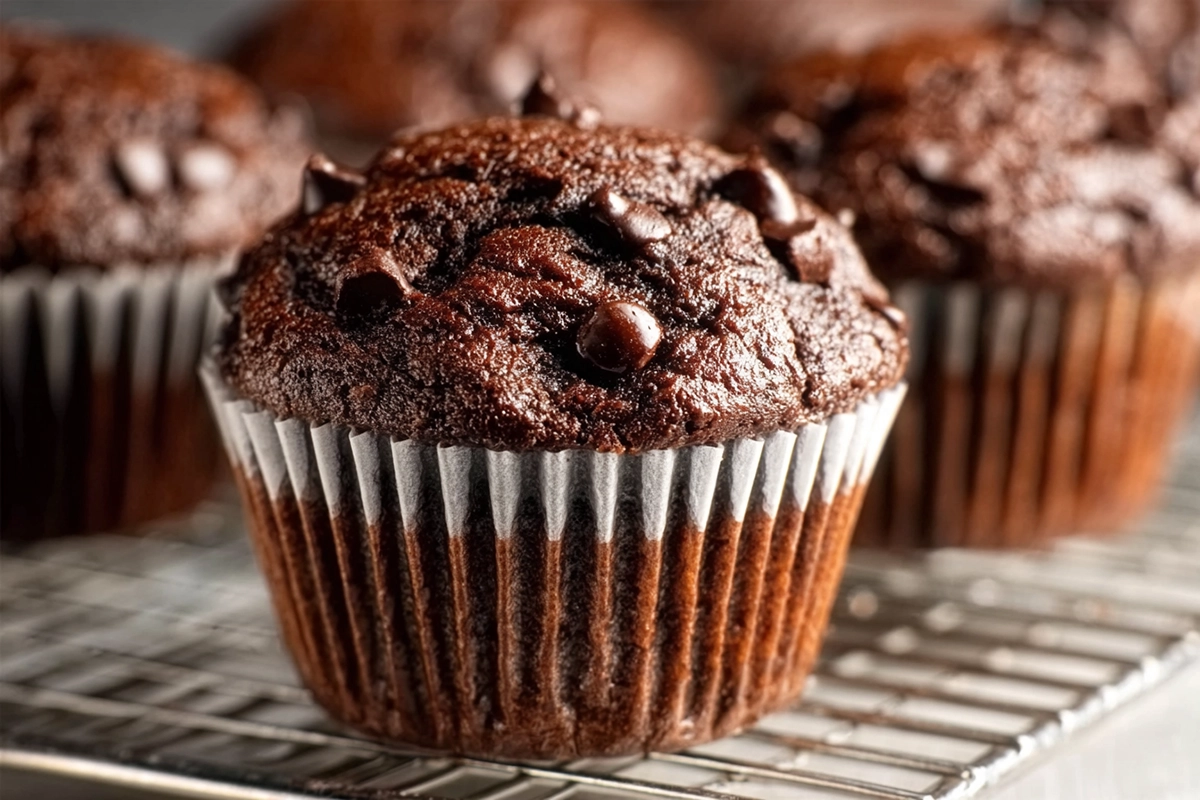 Gluten free chocolate zucchini muffi