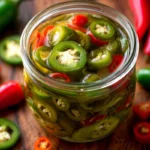 Quick pickled jalapeño