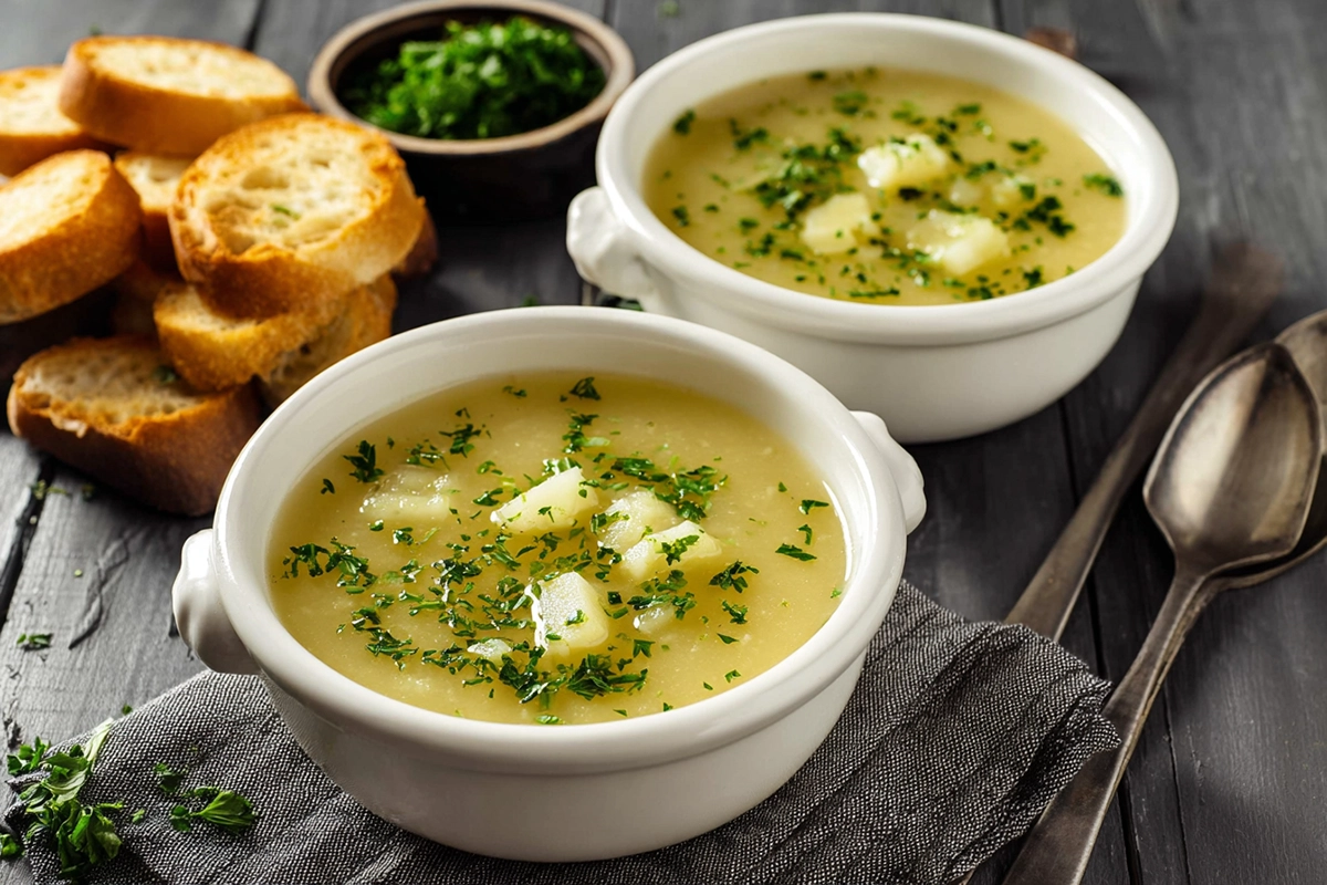 Roasted Garlic Potato Soup