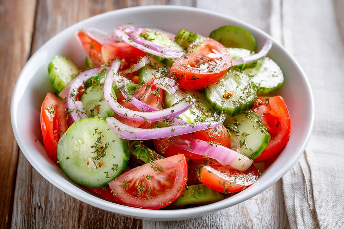 Easy Tomato Cucumber Salad: The Fresh Summer Salad That Goes with Everything 4 Tomato Cucumber
