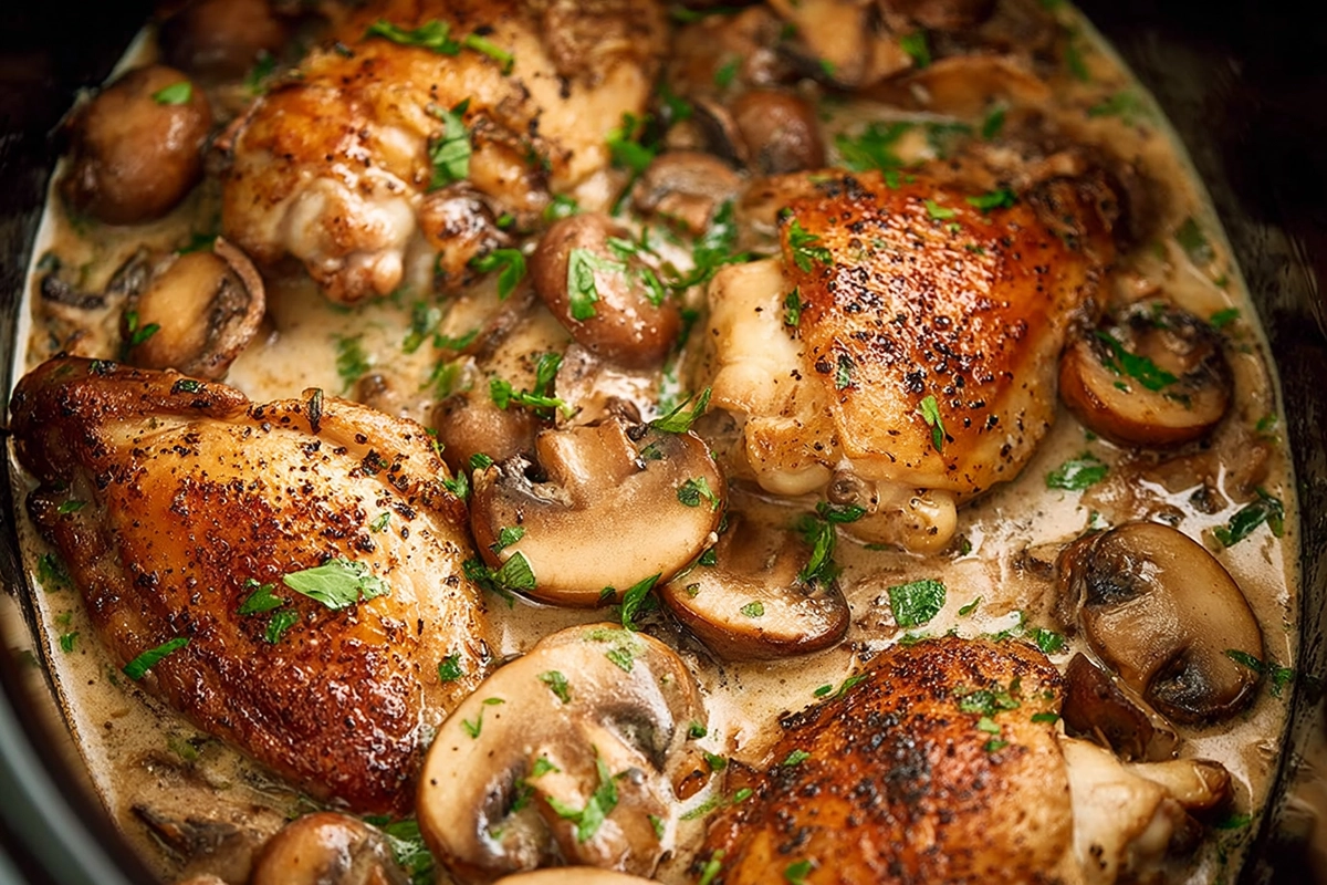 Slow Cooker Chicken Marsala: A Creamy Chicken Recipe That Practically Cooks Itself 6 slow cooker chicken marsal