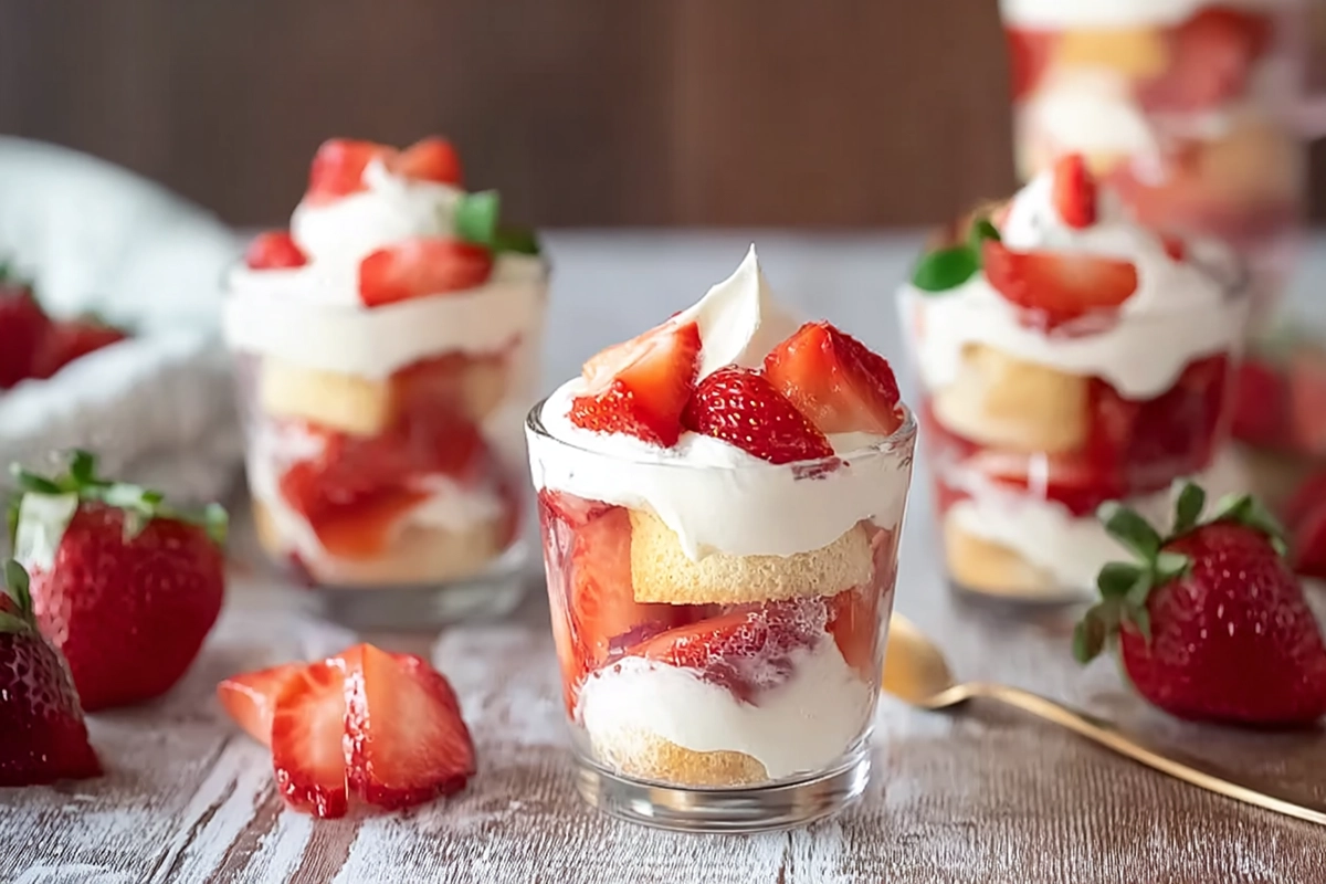 strawberry shortcake cups