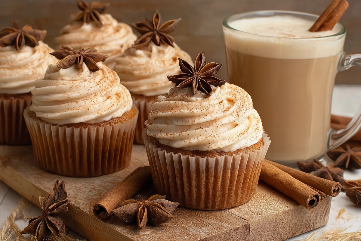 Chai Latte Cupcakes: A Sweet Twist on Your Favorite Indian-Inspired Beverage 4 Chai Latte Cupcake