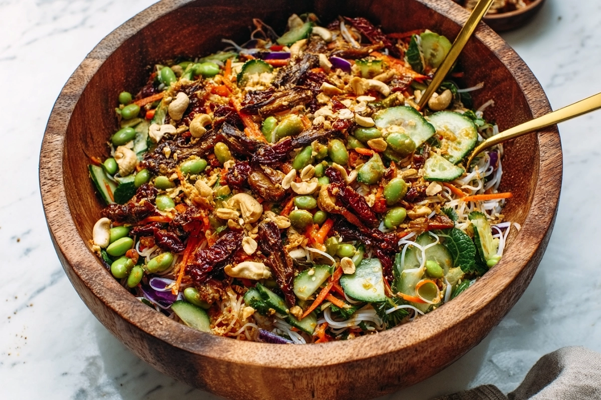 Crispy Rice Salad with Chilli Crisp Tahini: A Crunchy, Flavour-Packed Vegan Delight 4 Crispy Rice Salad with Chili Crisp Tahini