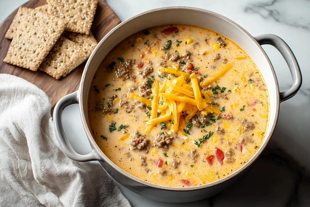 Easy Cheeseburger Sou