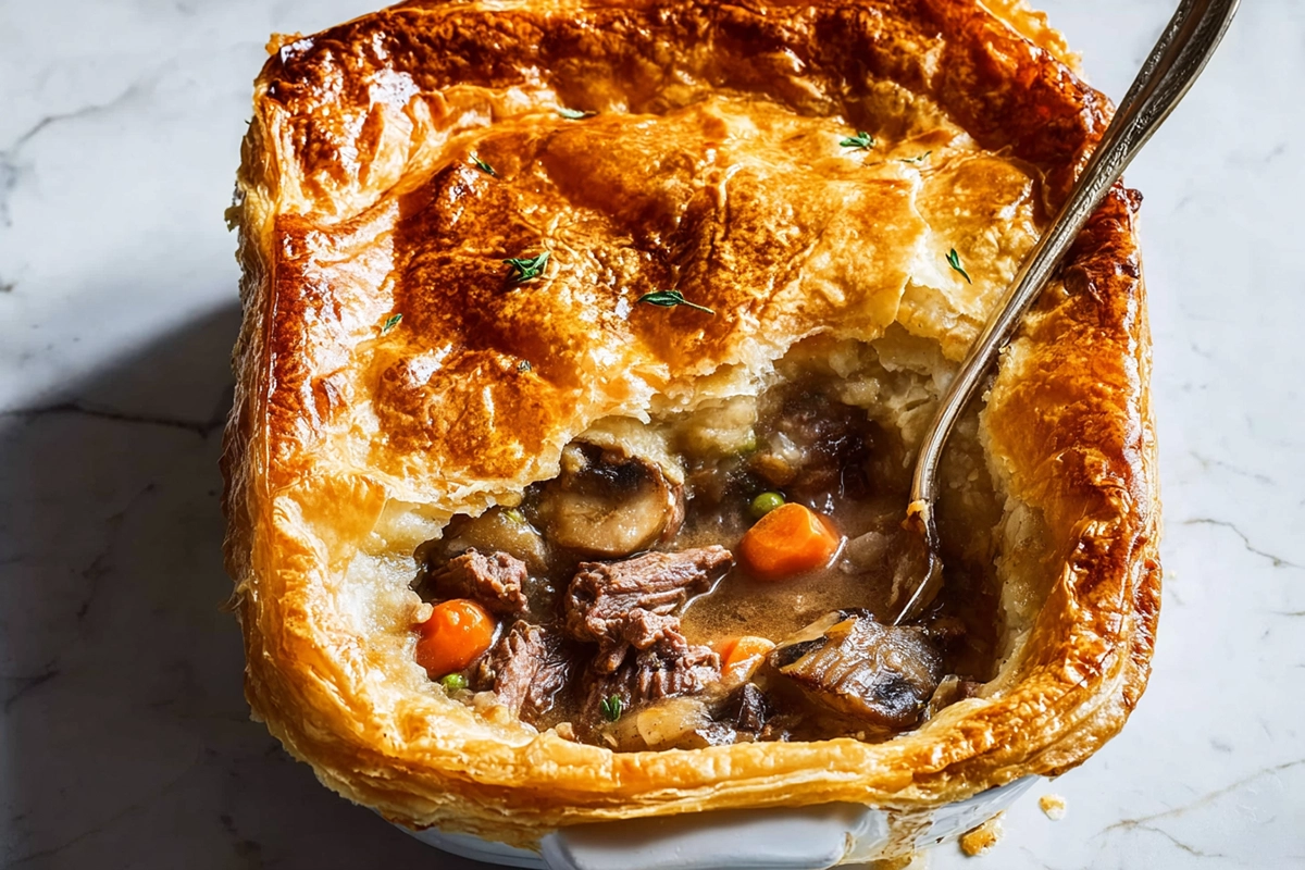 Epic Chunky Beef and Mushroom Pie