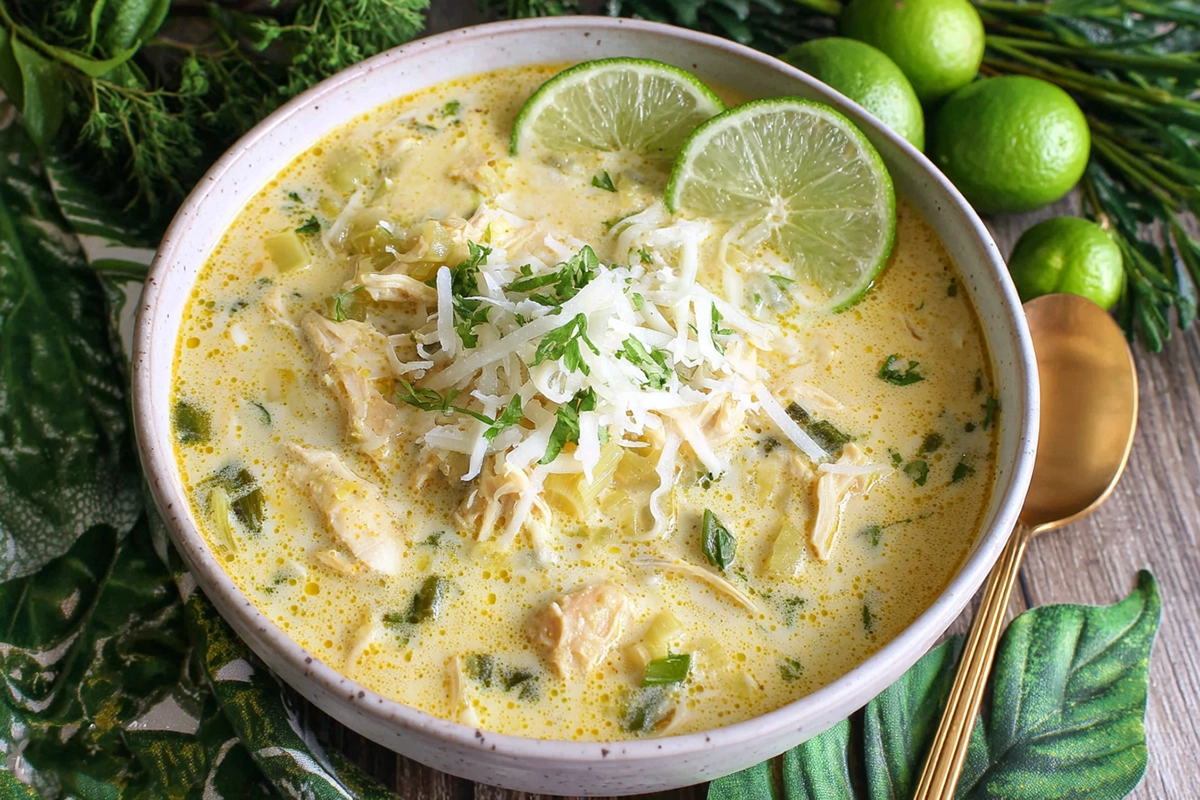 Green Chicken Enchilada Soup